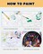 Paint By Number Colorful Dragon Kit for Adults Beginners – DIY Acrylic Canvas Painting Set for Home Wall Decor & Gift, 13.8x13.8 Inch